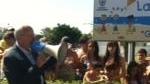 La spiaggia dei bimbi intitolata a Salvatori