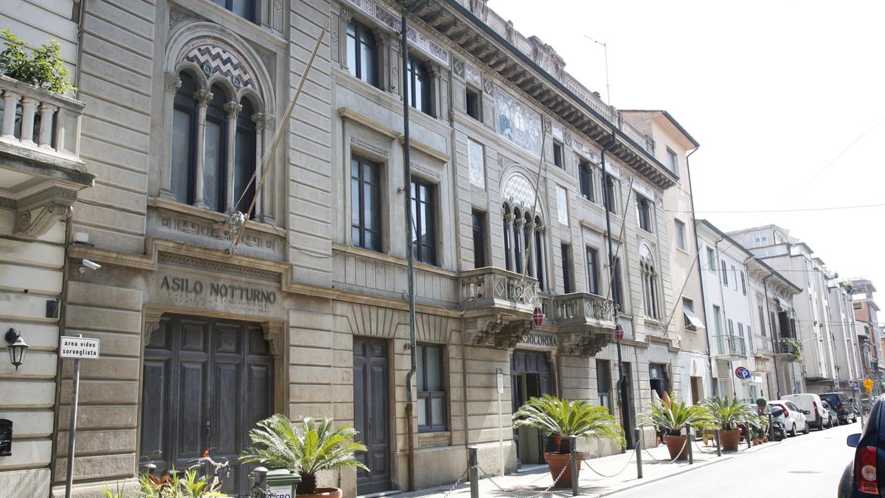 La sede della Misericordia di Viareggio