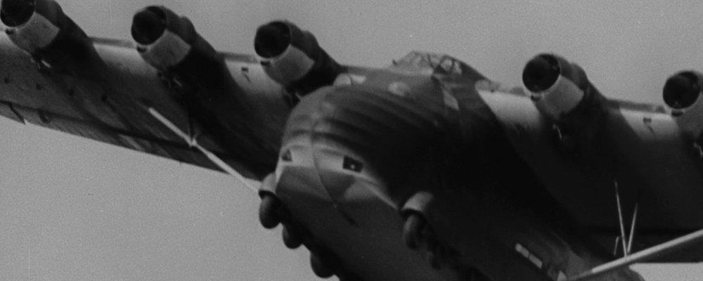 L'aereo tedesco Gigant che aveva base a Grosseto 