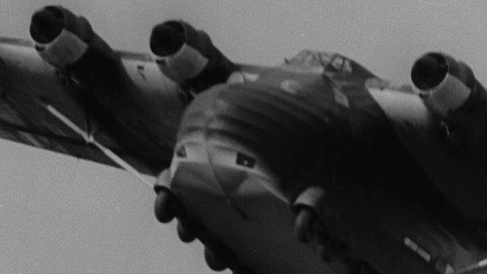 L'aereo tedesco Gigant che aveva base a Grosseto