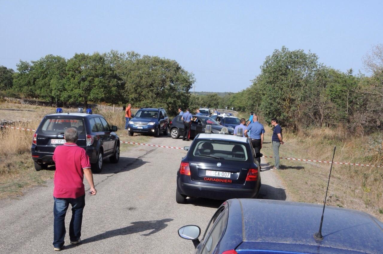 Le forze dell'ordine a caccia dei rapinatori