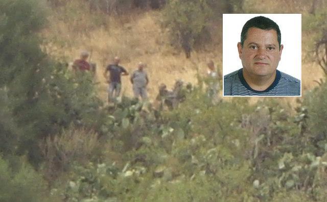 Il luogo dell'omicidio Sisinnio Pittau (nel riquadro) a Villacidro