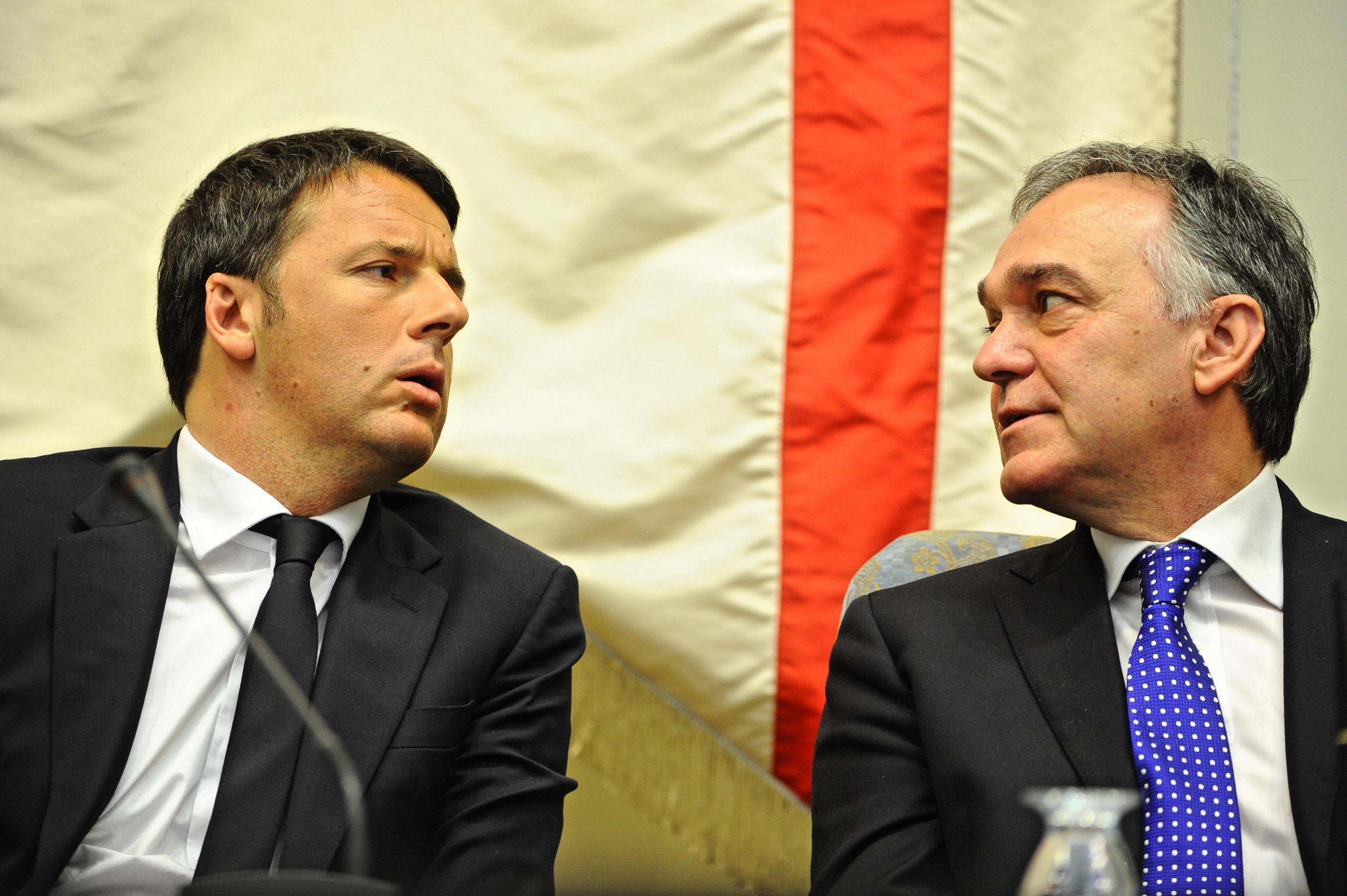 Enrico Rossi e Matteo Renzi