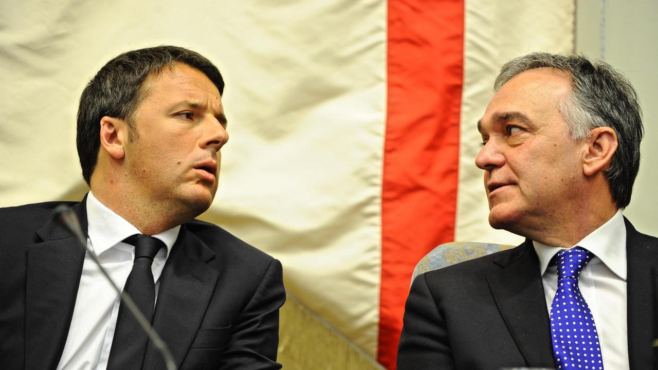 Enrico Rossi e Matteo Renzi