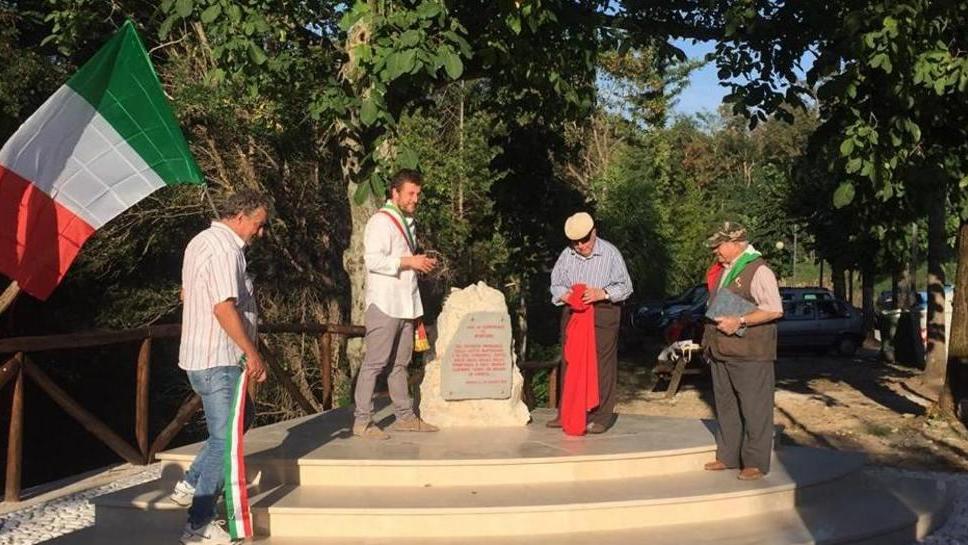 Nuovo monumento ai partigiani L’omaggio di Travale