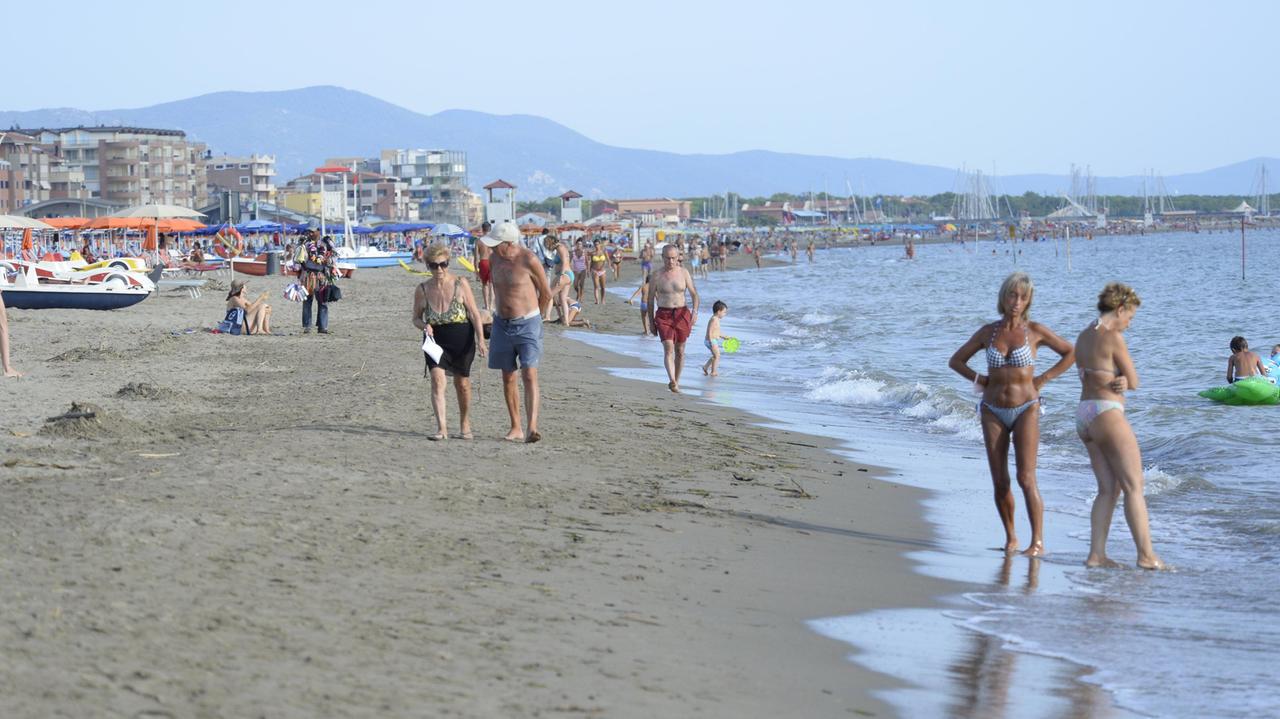 La spiaggia di Marina di Grosseto (foto Bf)