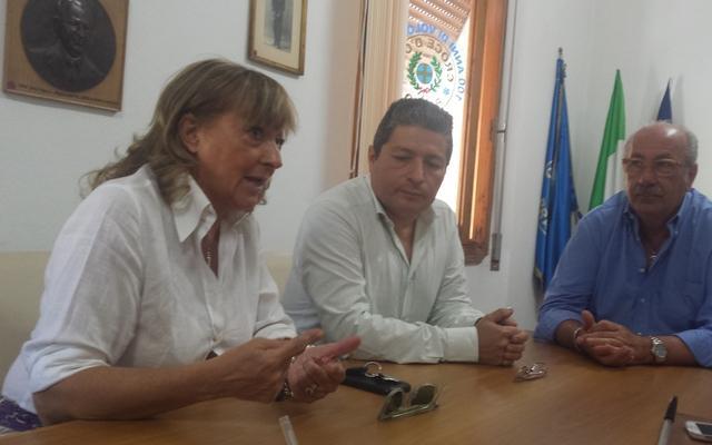 I dirigenti della Croce d'Oro Coveri, Nocentini e Amelia