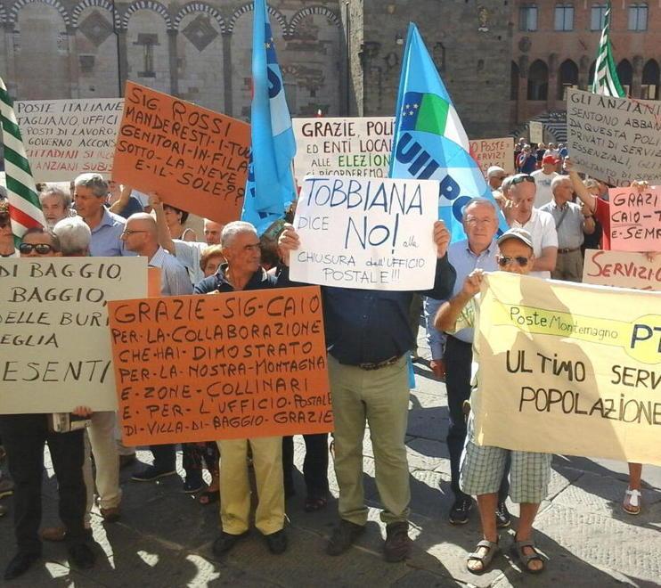 La rabbia dei paesini: no al taglio delle Poste 