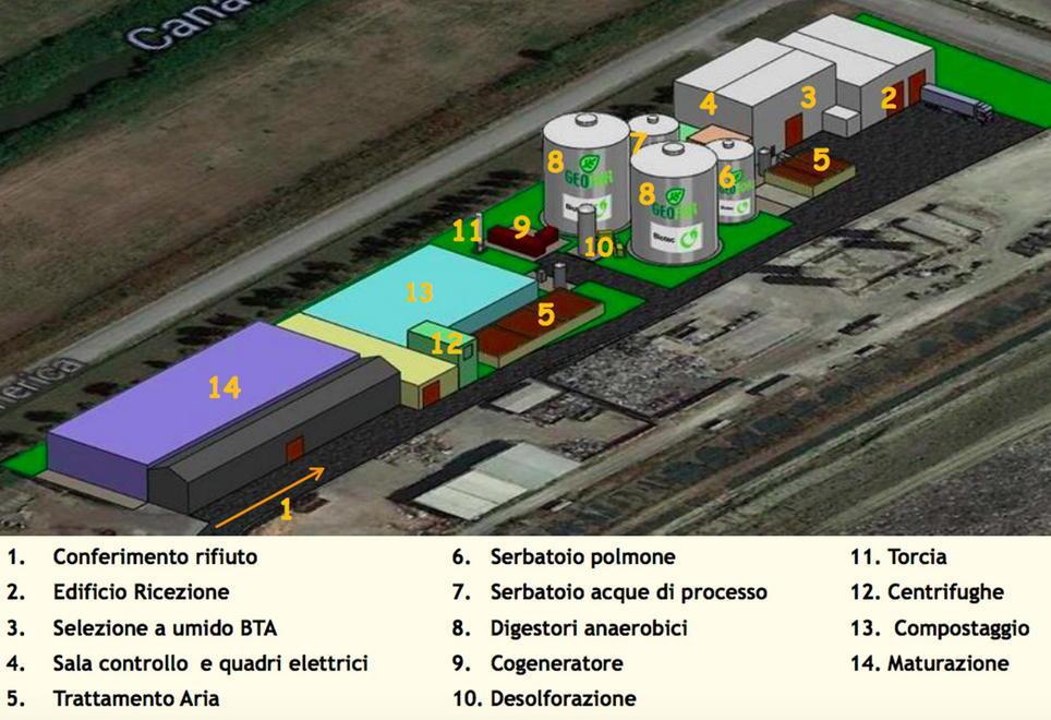 Un impianto da 18 milioni contro le maleodoranze 