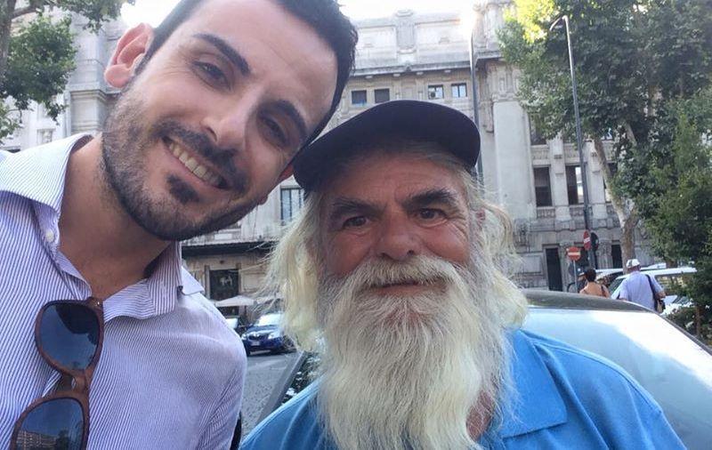 Clochard algherese salvato da un post su Facebook 