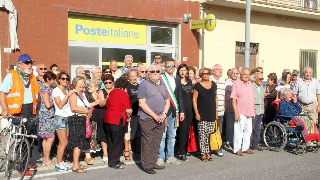 Poste, la protesta a Masi San Giacomo