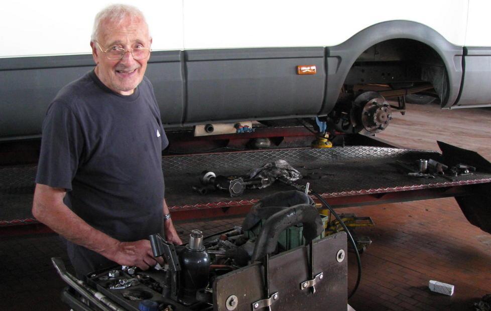 Memo Ponticelli, 84 anni e sempre al lavoro 