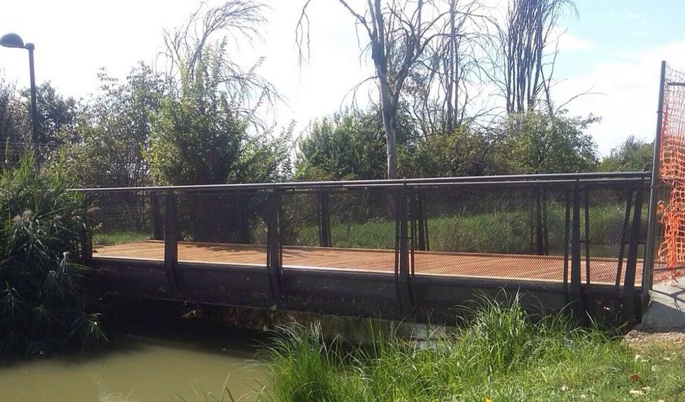Ripristinato il ponte sulla bonifica