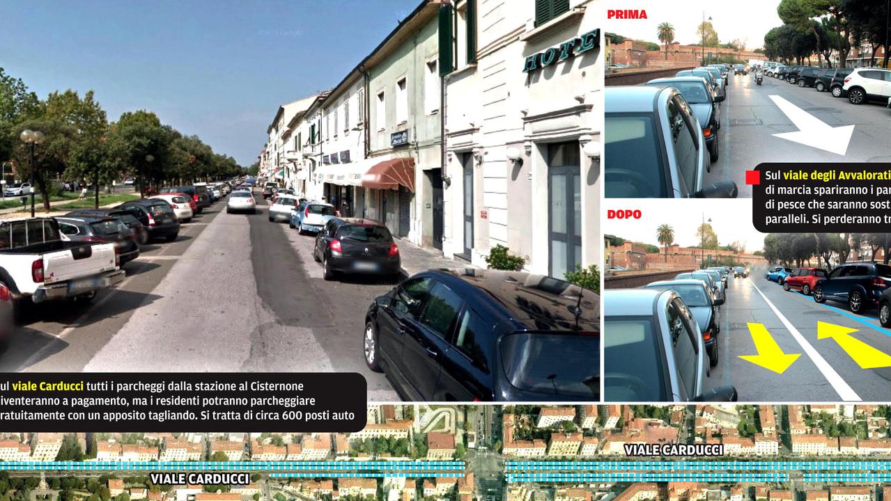 I 600 posti di viale Carducci diventeranno a pagamento