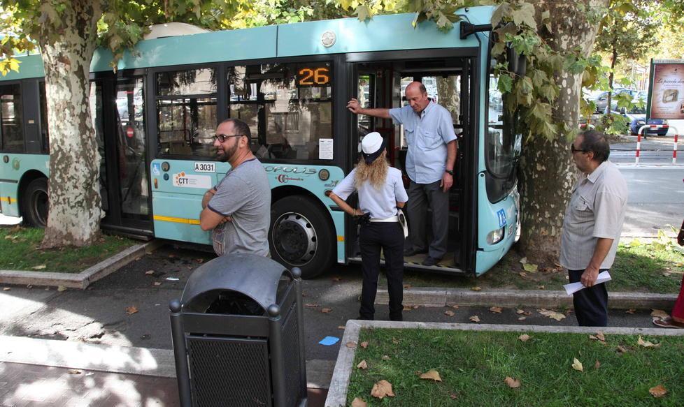 Bus si schianta contro un albero 