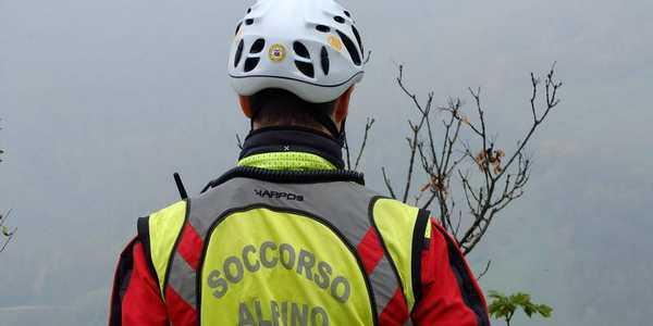 Un volontario del Soccorso Alpino 