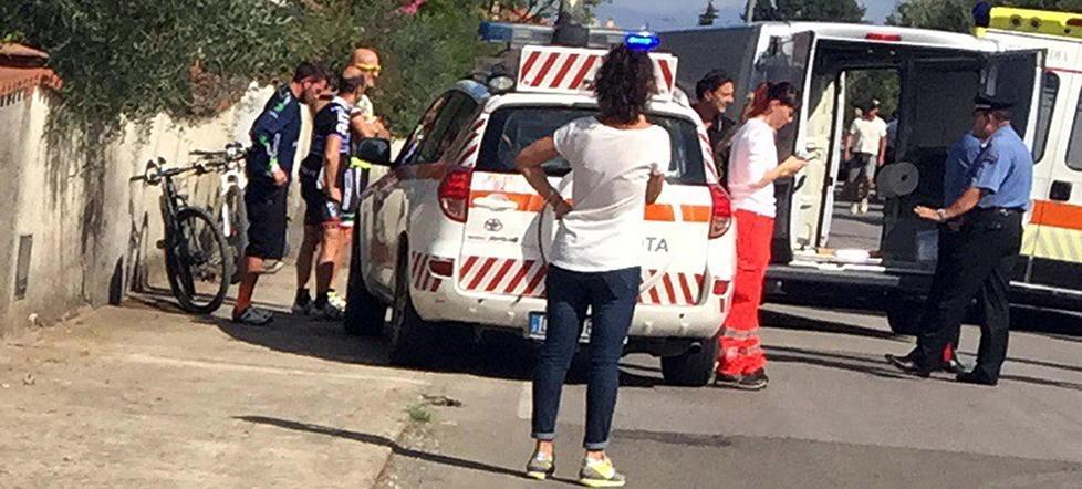 Stroncato da un infarto sotto gli occhi del figlio 
