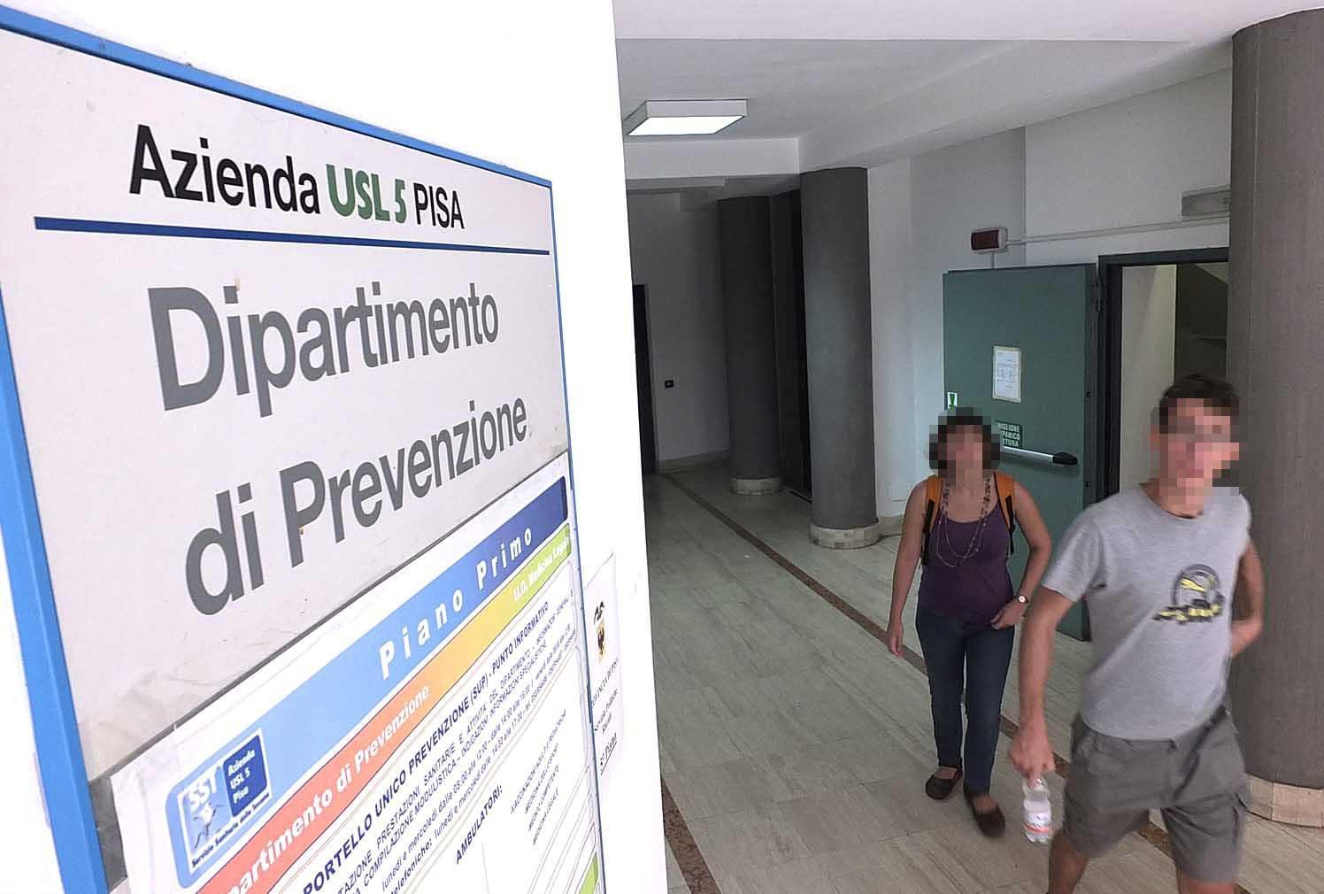 Gli ambulatori dell'Asl pisana aperti per la profilassi contro la meningite