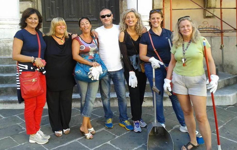 Pulizie “fai da te” in centro storico 