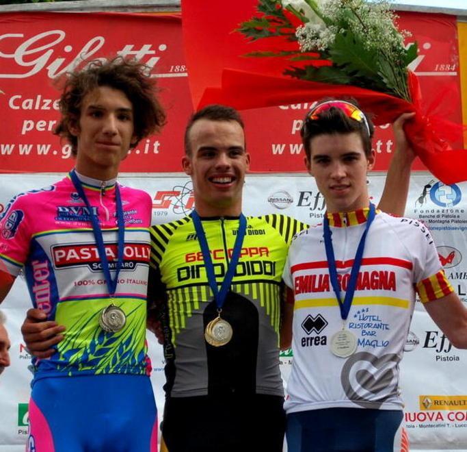 Il sedicenne Gazzoli fulmina i rivali ad Agliana E su 173 allievi si aggiudica in volata la Coppa Diddi 