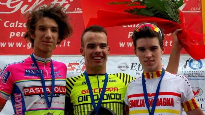 Il sedicenne Gazzoli fulmina i rivali ad Agliana E su 173 allievi si aggiudica in volata la Coppa Diddi