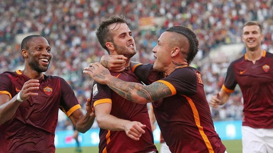 La Roma in campo per aiutare i rifugiati