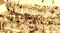 Il Presidentissimo Romeo Anconetani sotto la curva Nord