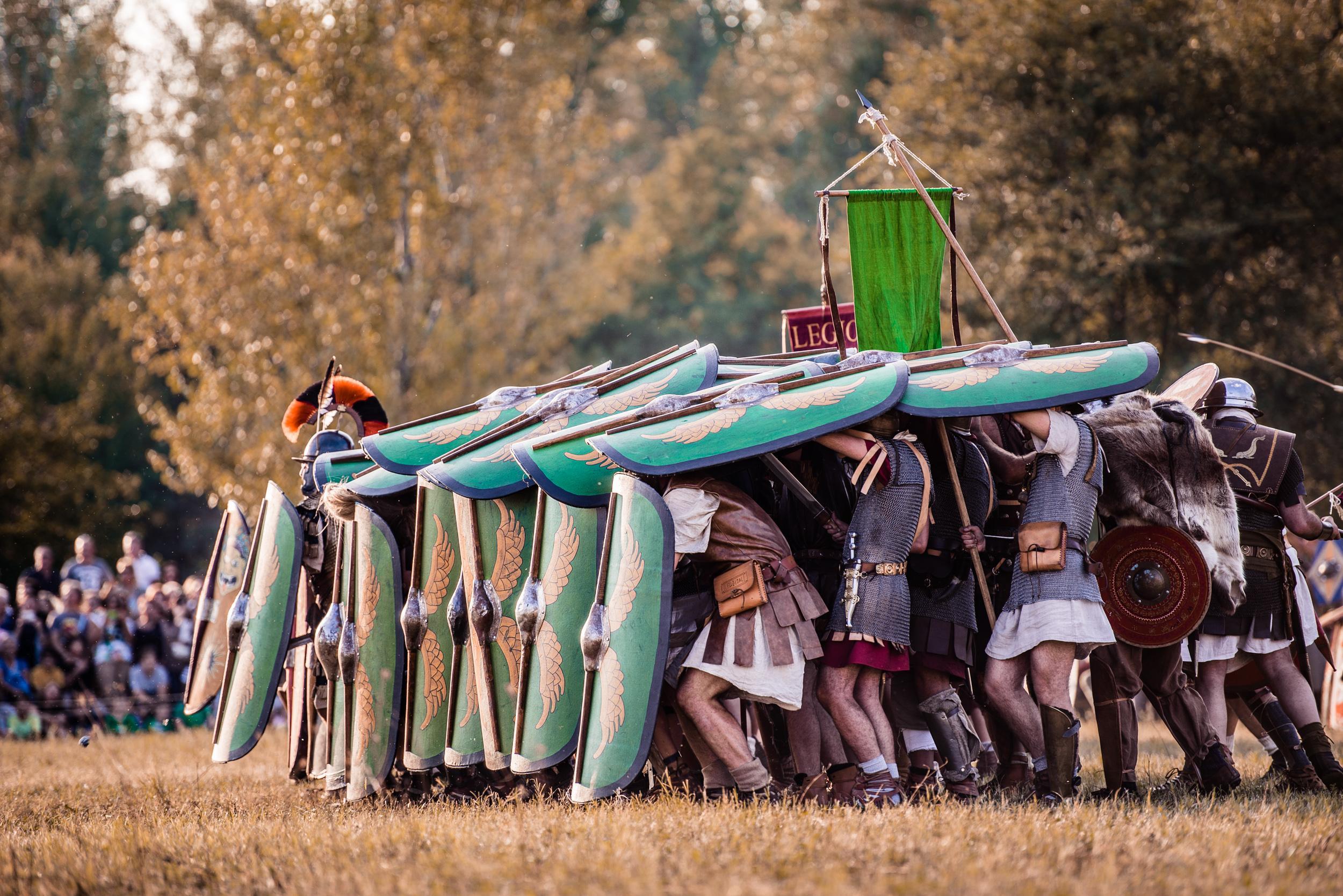 Una scena di battaglia di una passata edizione di Modena Boica