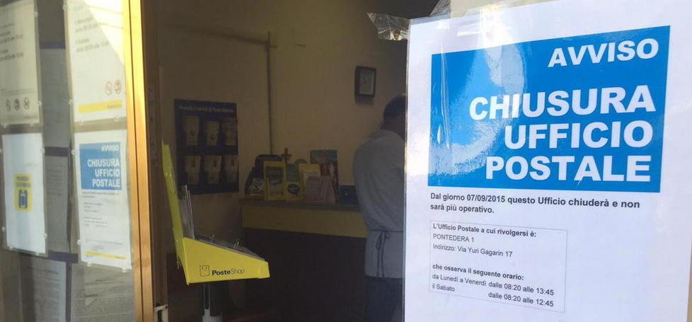 Il sindaco diffida le Poste: non chiudete l’ufficio di Treggiaia 
