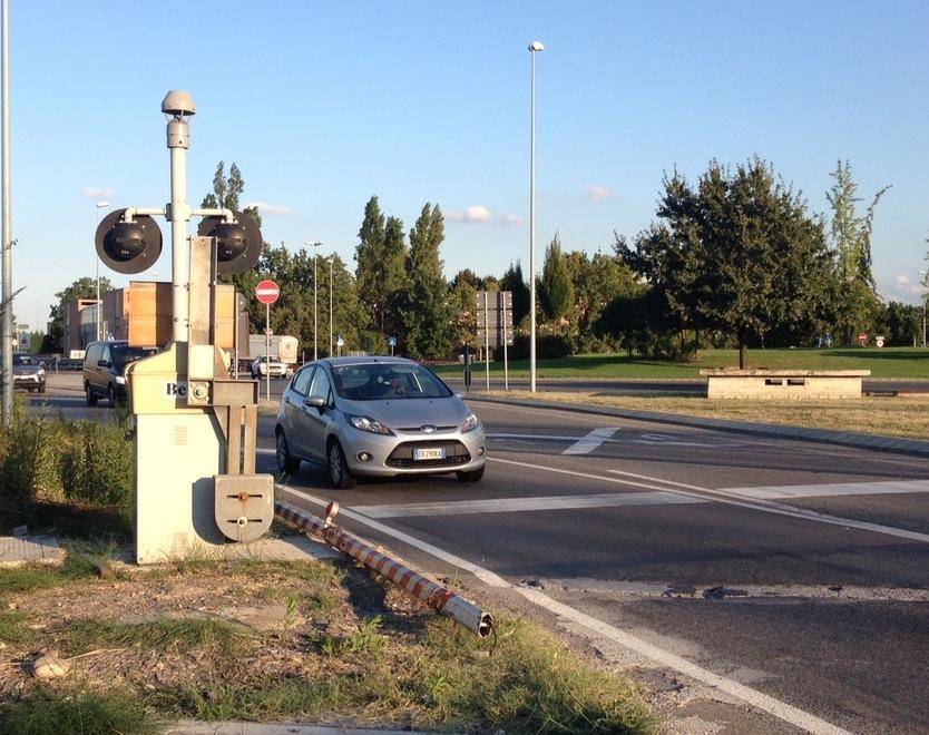 Passaggio a livello senza la sbarra