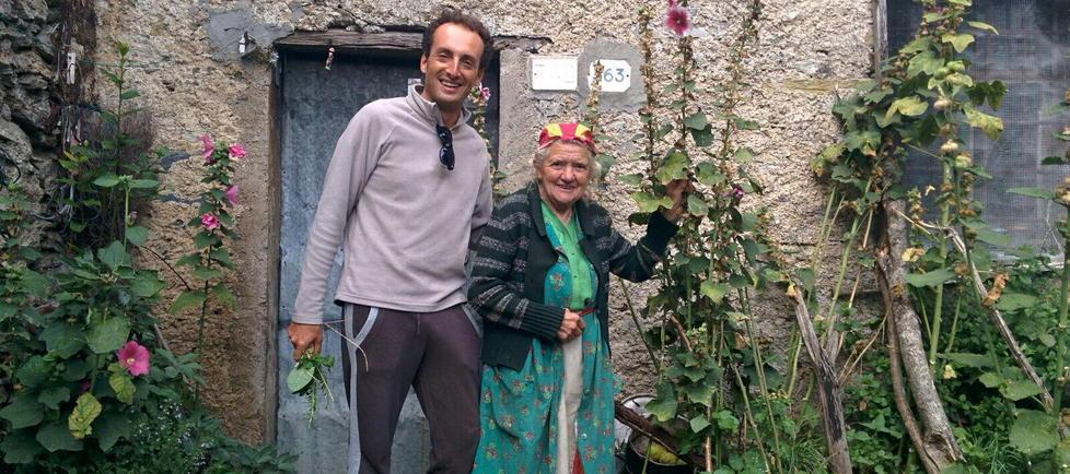 Il sindaco con Eva del Campallorzo