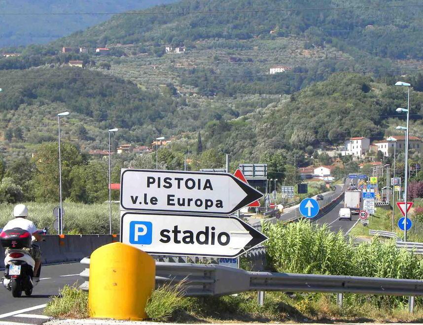L'uscita del ponte Europa, in direzione Capostrada (foto Gori)