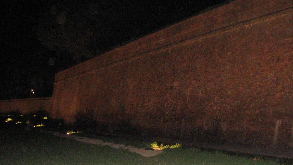 Pronte le nuove luci per le Mura