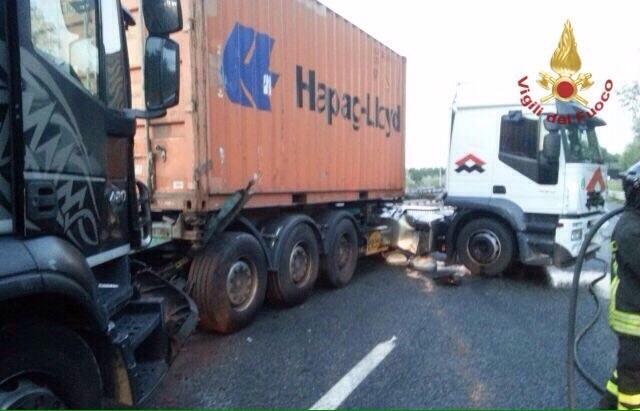 Un'immagine dell'incidente