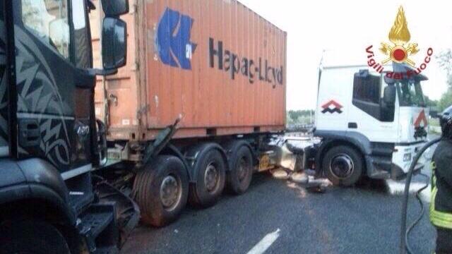 Un'immagine dell'incidente