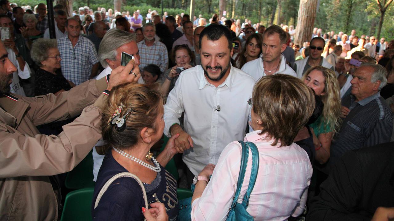 Matteo Salvini alla Versiliana (foto Paglianti)