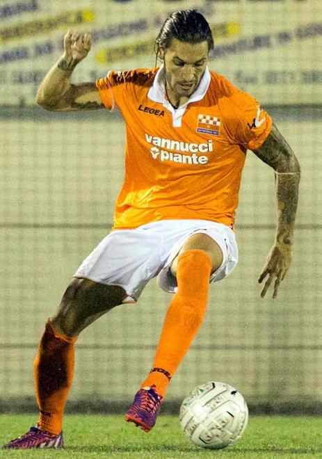 Cruz in azione (Foto Nucci)
