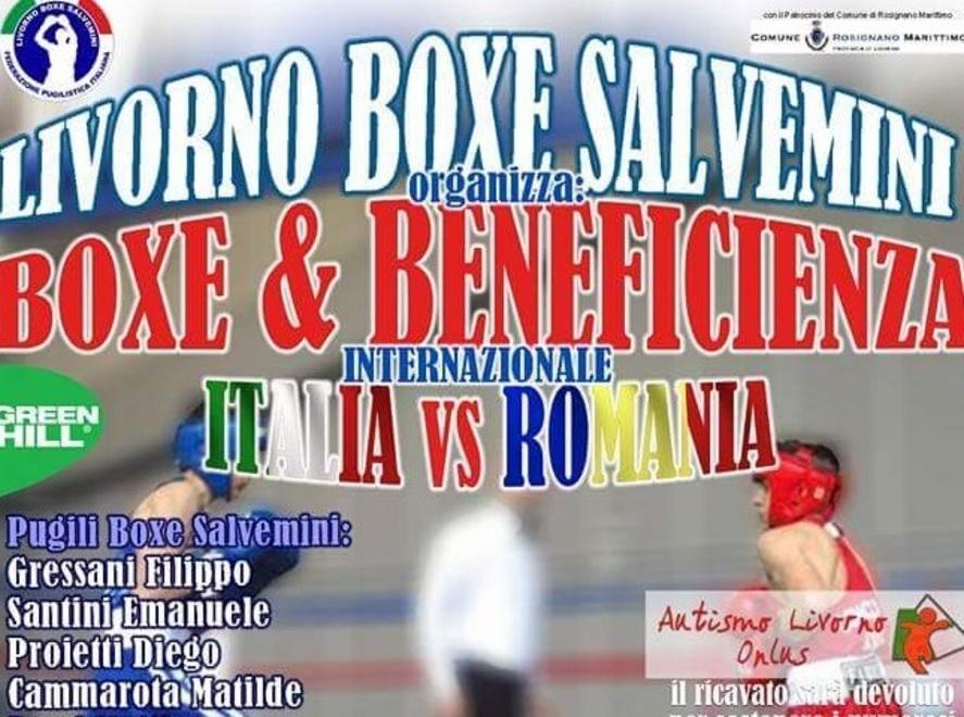 Riunione di boxe al palasport Picchi 