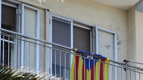 Esposta la bandiera catalana