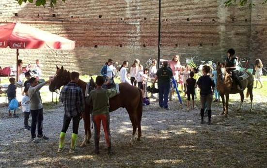 Festa di chiusura del campo giochi 
