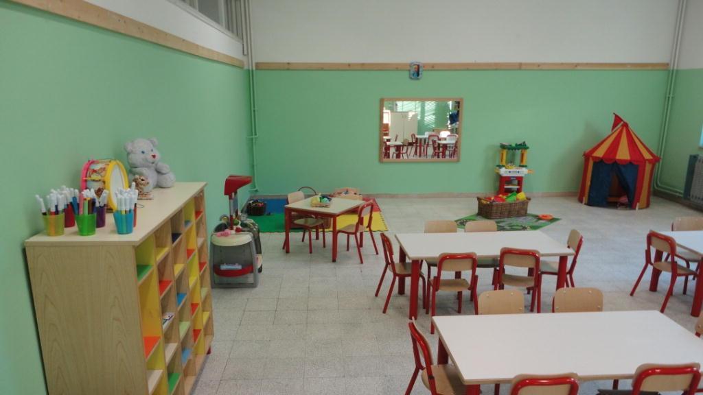 L'aula di una scuola dell'infanzia