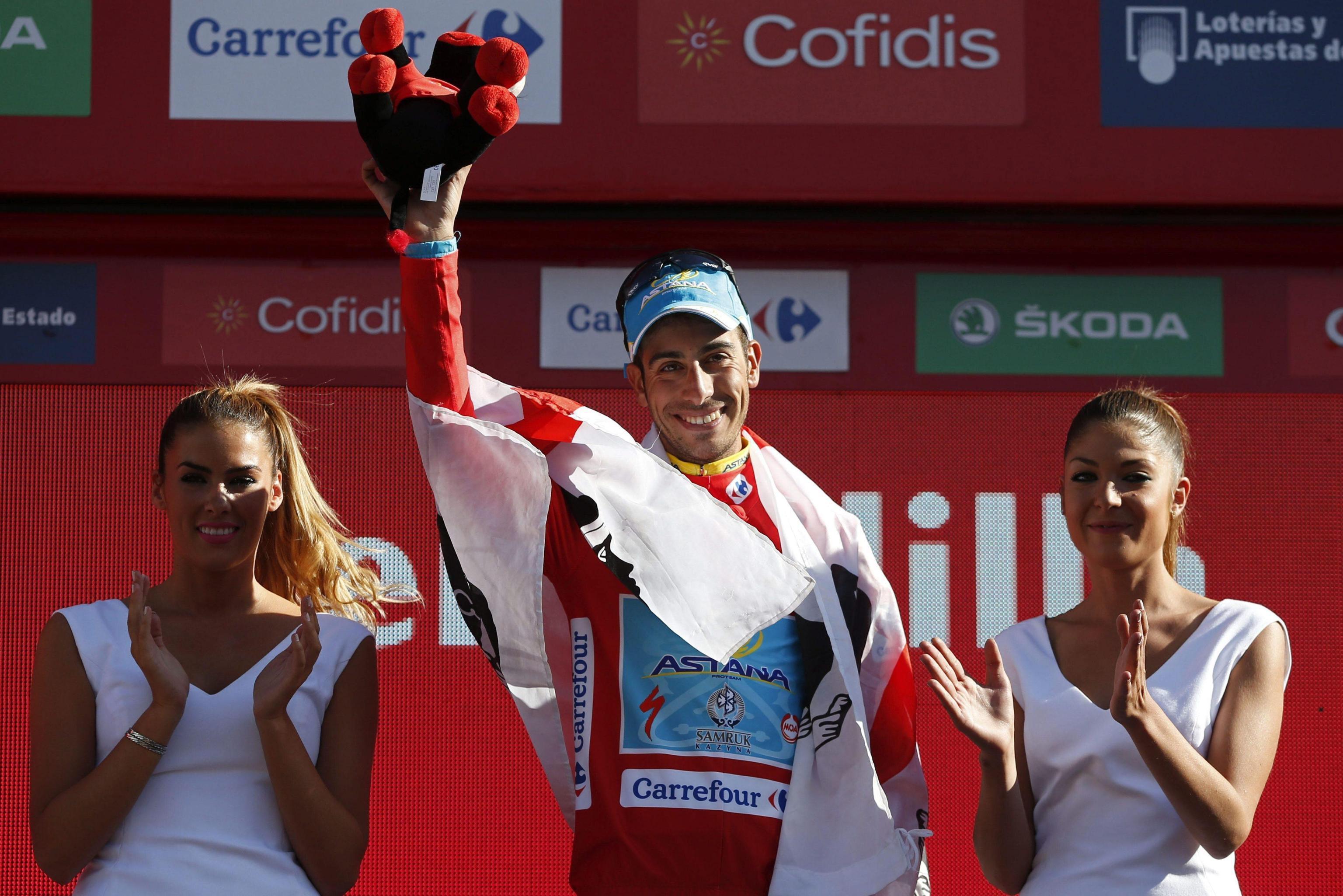 Strepitoso Fabio Aru, riconquista la rossa e ipoteca la Vuelta