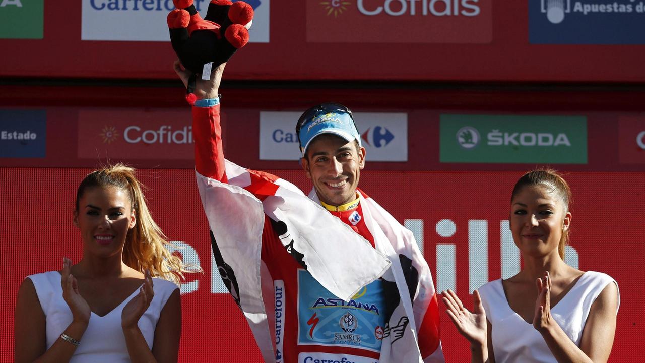 Strepitoso Fabio Aru, riconquista la rossa e ipoteca la Vuelta