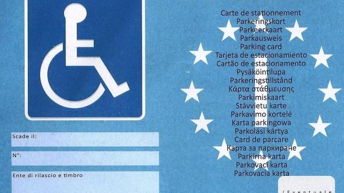 Pass disabili, arriva quello europeo