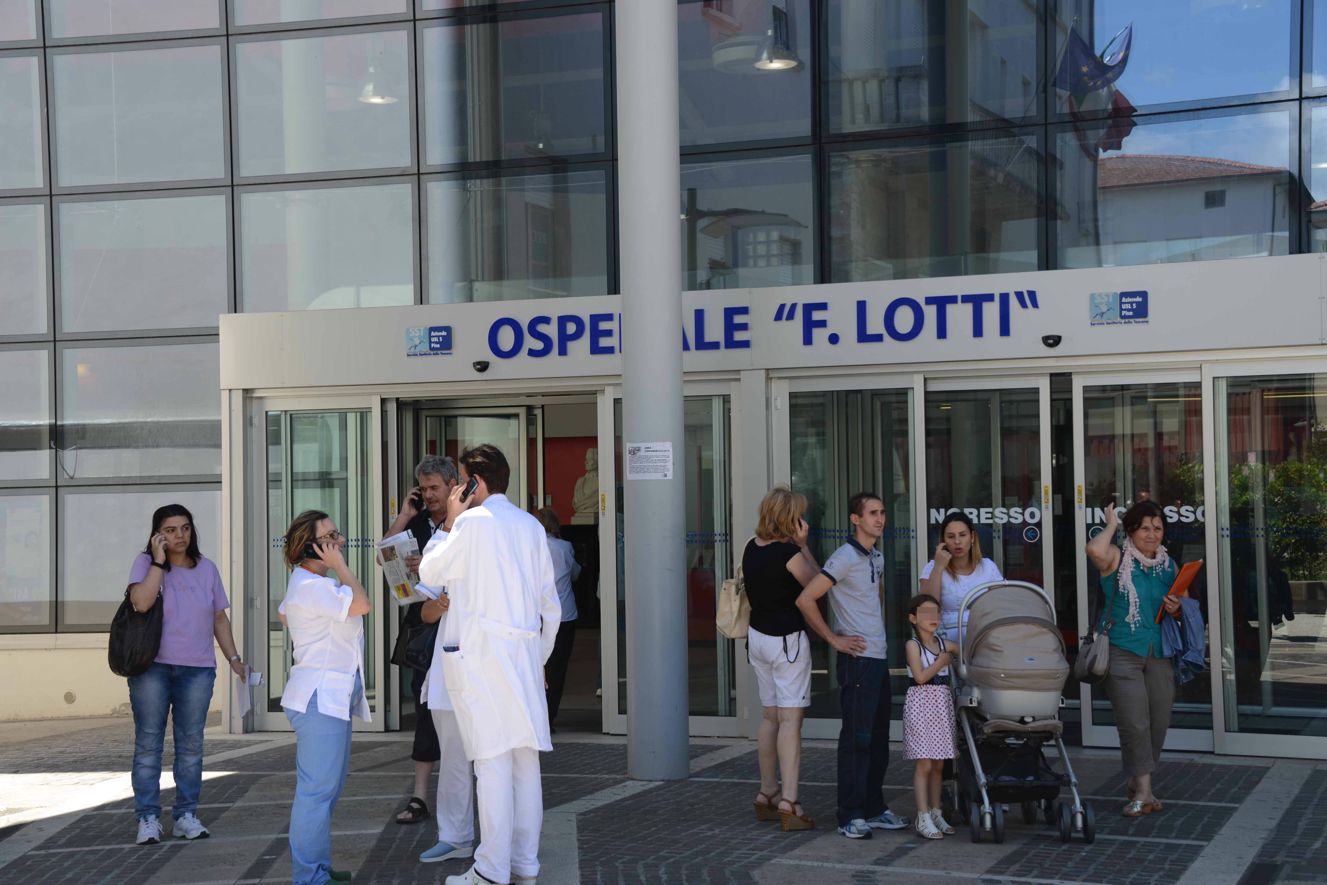 L'ospedale Lotti di Pontedera preferito a quello di Empoli dai cittadini di Montopoli Valdarno (foto F. Silvi)