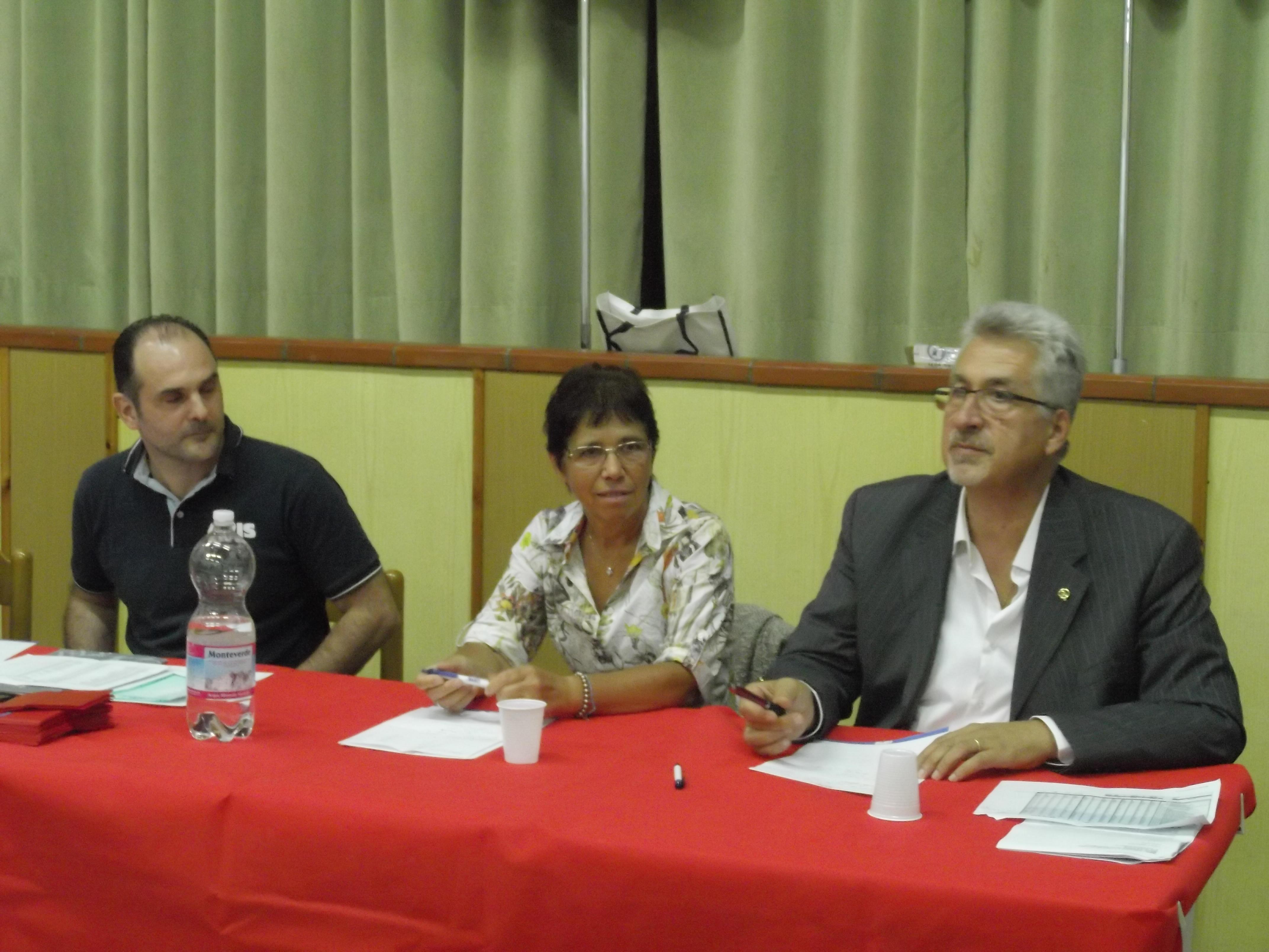 Da sinistra Rudy Rucci, Daniela Rafanelli e Paolo Fabbri