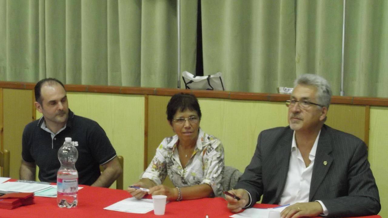 Da sinistra Rudy Rucci, Daniela Rafanelli e Paolo Fabbri