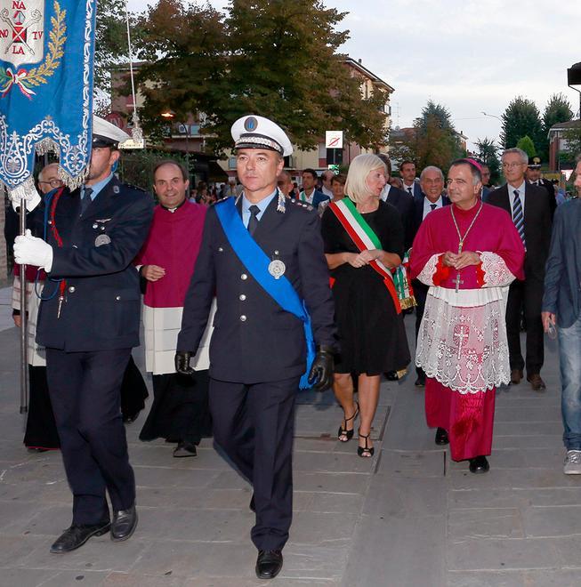 Nonantola in festa per l'arrivo del vescovo Castellucci
