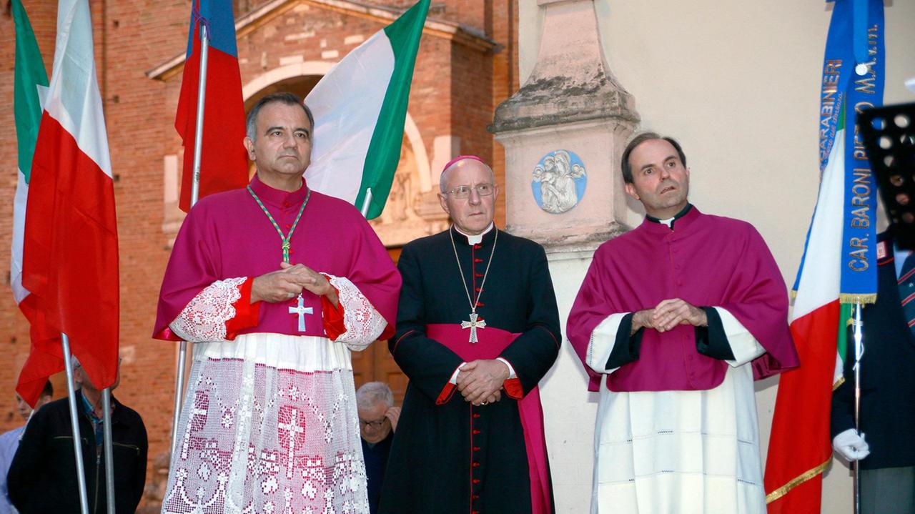 L'abbraccio di Nonantola all'arcivescovo Erio Castellucci