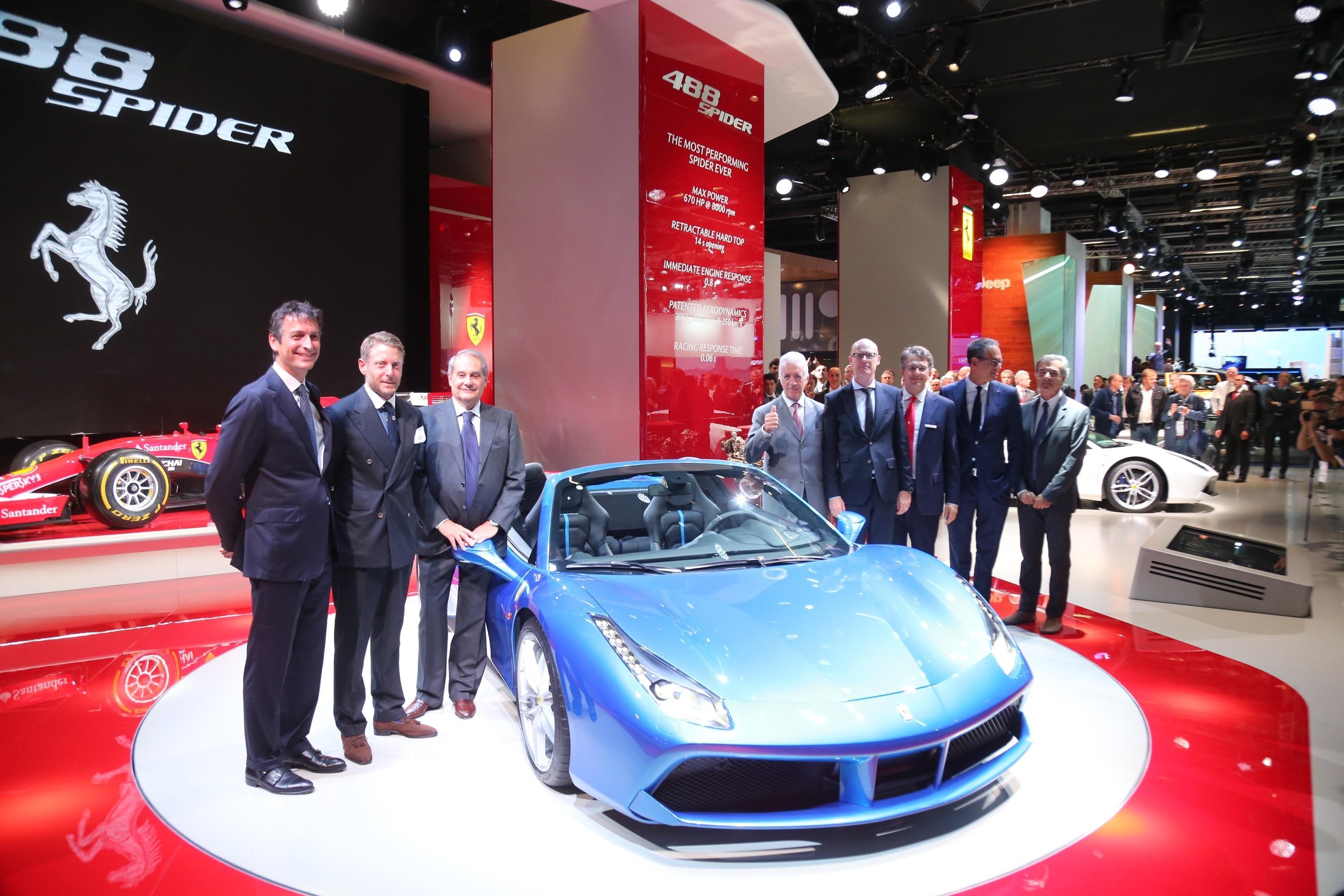 Ecco la bellissima Ferrari presentata al salone di Francoforte